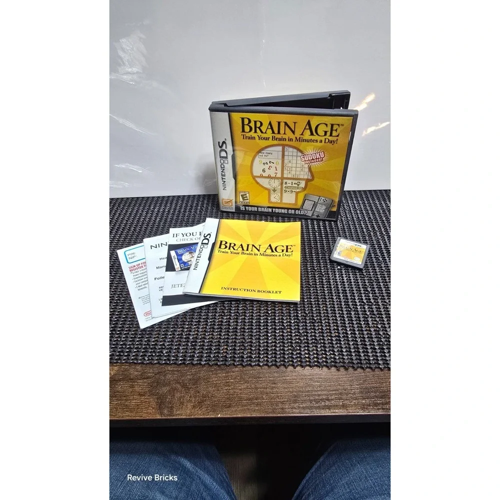 Brain Age: Train‎ Your Brain in Minutes a Day (Nintendo DS, 2006) CIB Complete